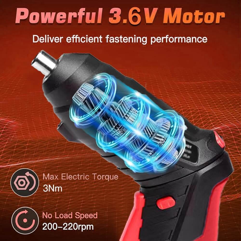 Maximum torque of 3Nm and no-load speed of 200-220 RPM.